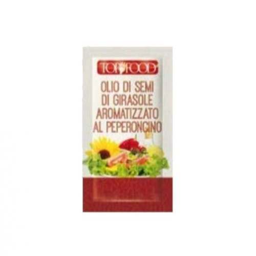 Olio di semi di girasole aromatizzato al peperoncino monodose (4 ml)