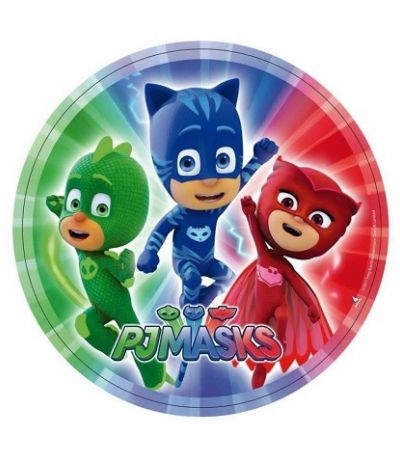 Piatti Piccoli Super Pigiamini Pj Masks - 8 Pezzi