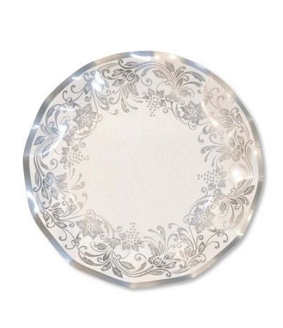 piatti noblesse argento 27 cm- 10 pezzi