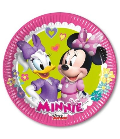 Piatti Piccoli Minnie e Paperina "Happy Helpers" - 8 Pz