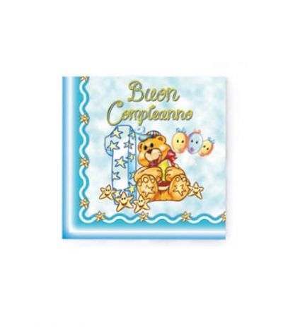 Tovaglioli Primo Compleanno- 20 pezzi