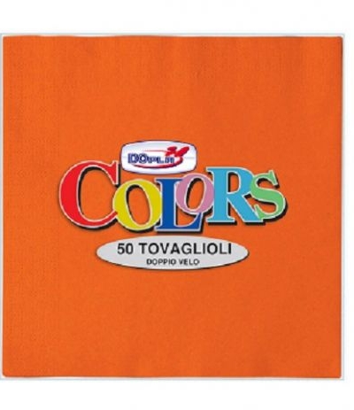 tovaglioli dopla arancione- 50 pezzi