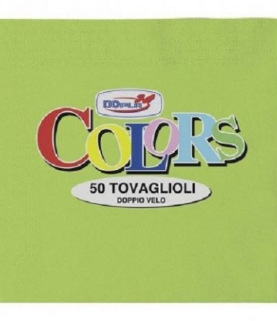 tovaglioli dopla verde acido- 50 pezzi