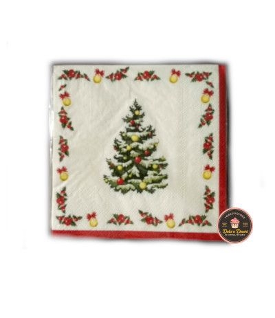 tovaglioli piccoli albero di natale- 20 pezzi