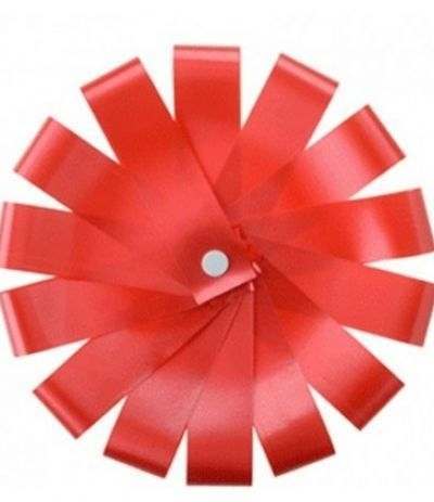 nastro coccarda rossa 30 cm
