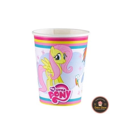 bicchieri little pony- 8 pezzi