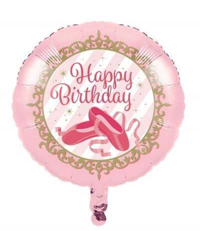 Palloncino mylar ballerina rosa- 46 cm