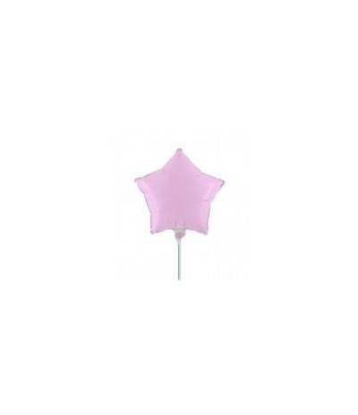 palloncino mini shape stella rosa- 14 cm
