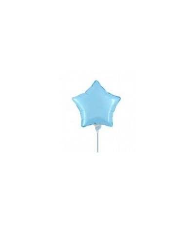 palloncino mini shape stella celeste- 14 cm