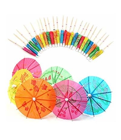 Ombrellini colorati-20 pezzi