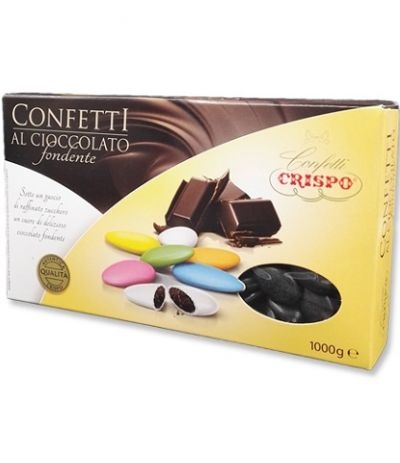 confetti crispo neri cioccolato fondente- 1kg