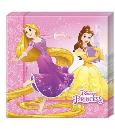 Tovaglioli Principesse Disney - 20 Pezzi