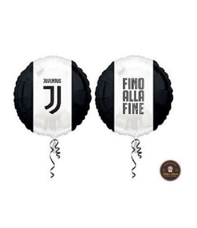 Palloncino mylar Juventus fino alla fine- 43 cm