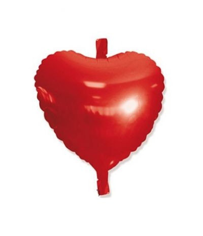 palloncino mylar cuore rosso- 46 cm