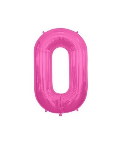 palloncino lettere o fucsia- 35 cm