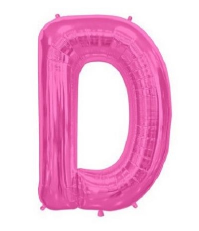 palloncino lettere d fucsia- 35 cm