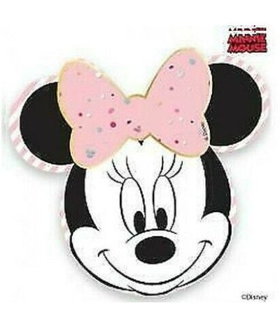 PIATTI IN PLASTICA MINNIE DISNEY 20CM CONFEZIONE DA 4 PEZZI