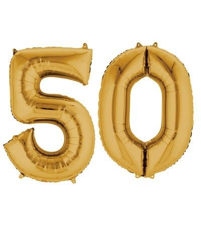 palloncino oro 50 anni 86cm