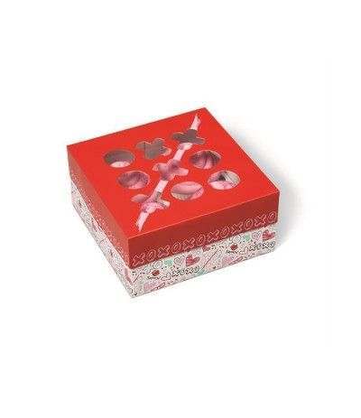 scatole porta dolcetti love- 3 pezzi