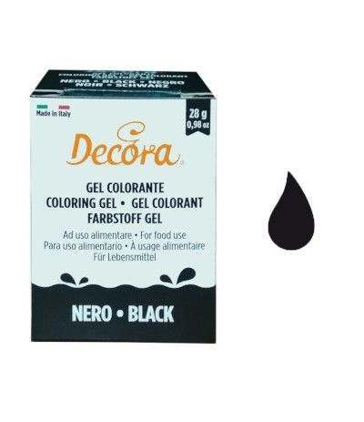 colorante decora gel nero- 28 gr
