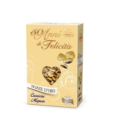 cuoricini cioccolato oro- 500gr