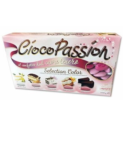 confetti crispo cioco passion selection rosa- 1kg