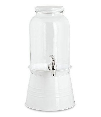 dispenser bianco con rubinetto