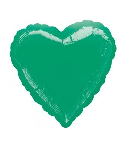 palloncino cuore verde- 45 cm