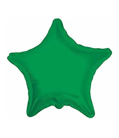 palloncino mylar stella verde- 45 cm
