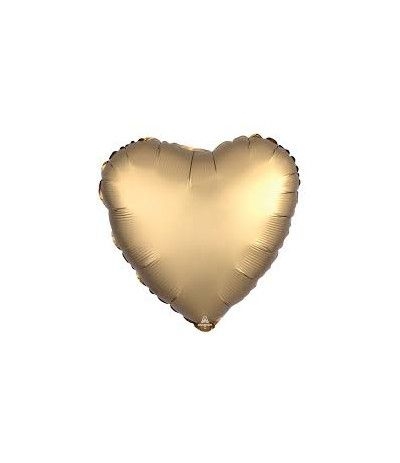 palloncino cuore satinato oro- 45 cm