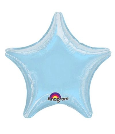 palloncino mylar stella azzurra- 45 cm
