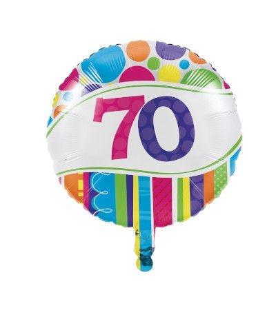 palloncino 70 anni- 45 cm