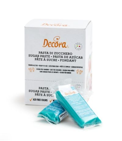 pasta di zucchero decora acquamarina 100gr