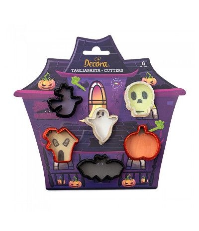 kit 6 mini tagliapasta halloween