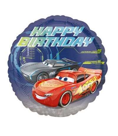 palloncino cars happy birthday- 45 cm