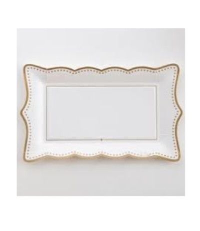 vassoietto carta natale oro- 30 x 18 cm 4 pezzi