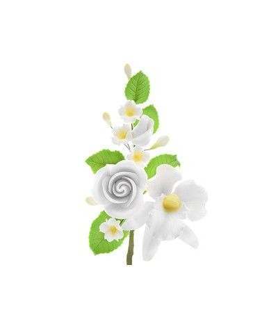 ramo rose e orchidea