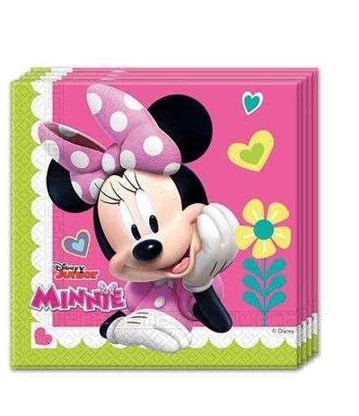 PIATTI IN PLASTICA MINNIE DISNEY 20CM CONFEZIONE DA 4 PEZZI