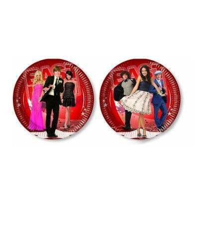 piattini high school musical 3- 10 pezzi
