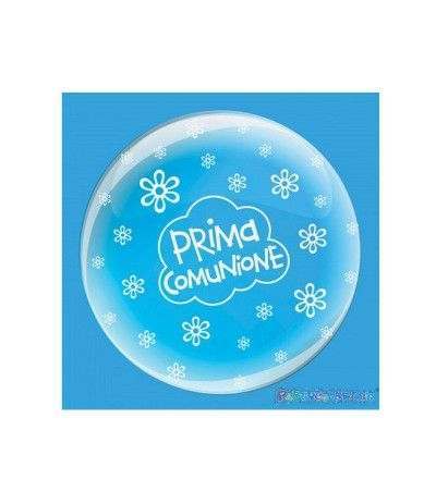 palloncino bubble prima comunione- 61 cm