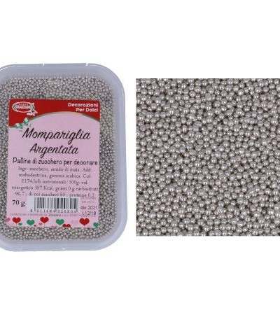 mompariglia argentata-70gr