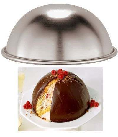stampo mezza sfera- 22 cm x h 11