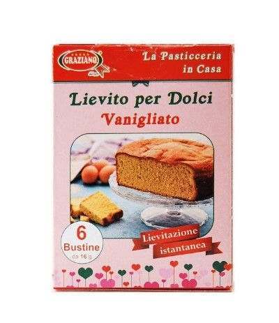 lievito per dolci vanigliato- 6 pezzi