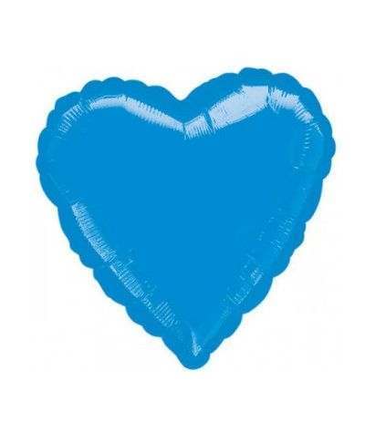 palloncino cuore azzurro- 43 cm