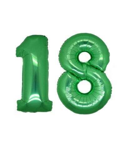 Palloncino mylar 18 anni- 1mt verde