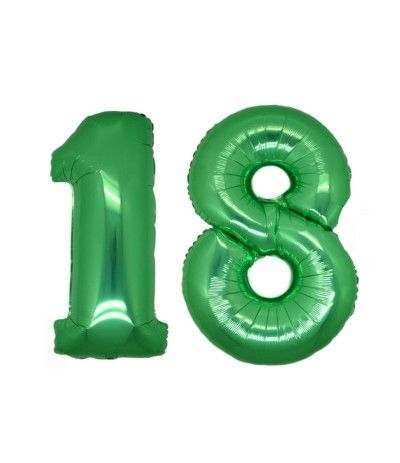 Palloncino mylar 18 anni- 1mt verde