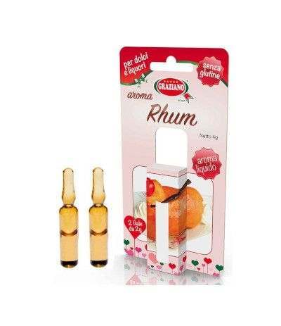 aroma liquido rhum- 2 fiale