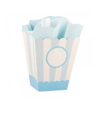 scatole party box azzurro- 4 pezzi