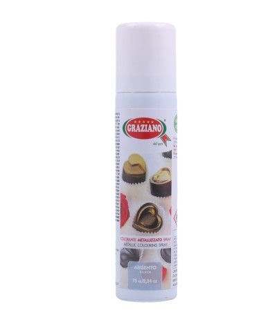 colorante spray argento metallizzato- 75 ml