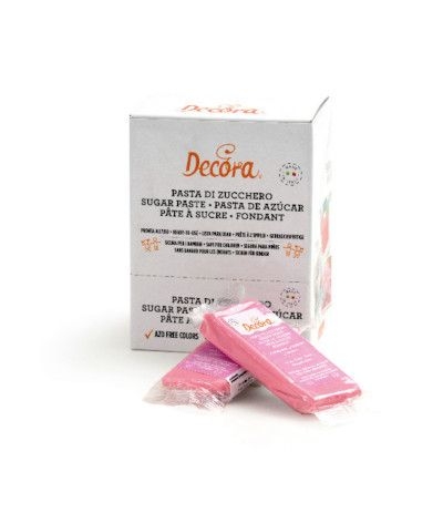 pasta di zucchero decora rosa-100gr